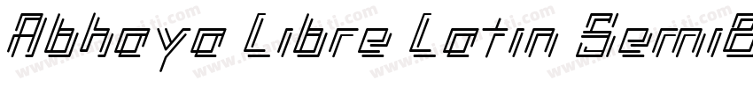 Abhaya Libre Latin SemiBold Regular字体转换